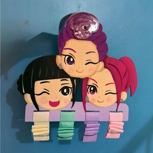 Hair bow ribbon organizer k pop demon hunter